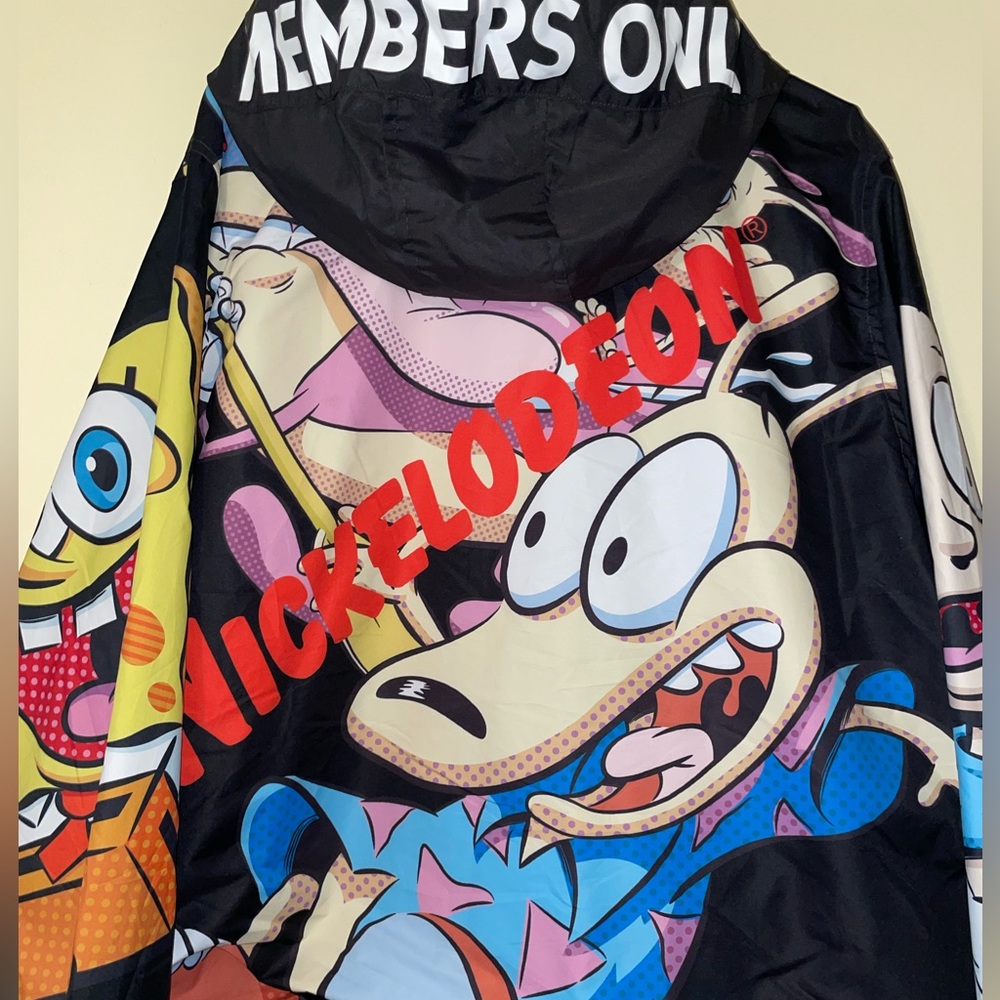 Members Only jacket Nickelodeon collaboration.